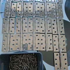 21 x Eclipse Polished Chrome Grade 13 Fire Rated Ball Bearing Hinges 102mm x 76mm