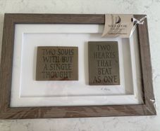Framed Romantic Wild Goose Wall Hanging
