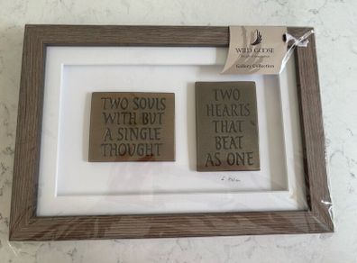 Framed Romantic Wild Goose Wall Hanging
