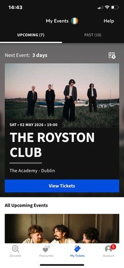 The royston club ticket