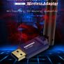 COMFAST Bluetooth+WiFi(650Mbps) Dual Band (2.4G/5G) USB Adapter/Dongle+Hotspot - 6dbi External Adjustable Antenna (Brand New/Warranty) Image 3