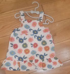 Next Quilted Floral Dress Age 6-9 months