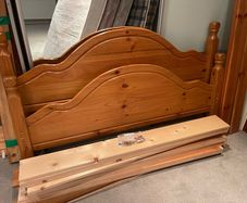 Gorgeous 4Ft 6 Double Wooden Bed Frame - Can Deliver