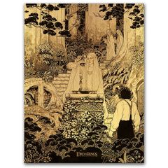 Official Lord of the Rings screen print by Peter Diamond + Plus free mystery print