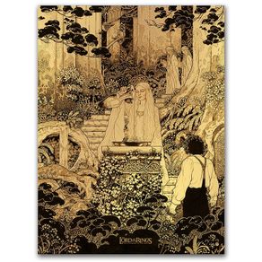 Official Lord of the Rings screen print by Peter Diamond + Plus free mystery print