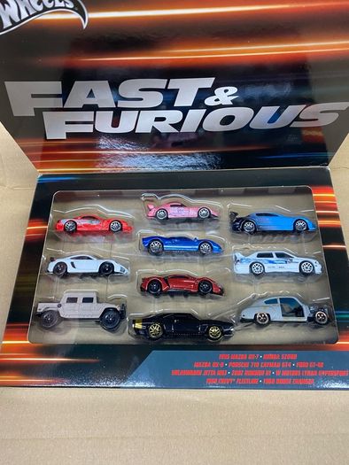 Hot Wheels Fast & Furious 10 Car Set
