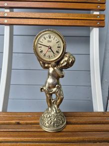 Vintage Metal Clock