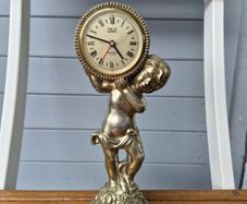 Vintage Metal Clock