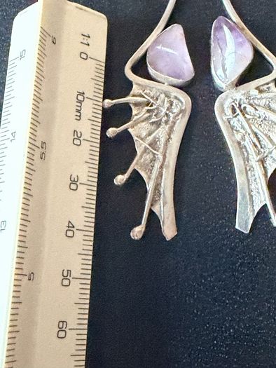 Sterling earrings and bangle set
