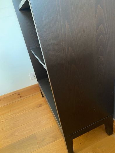 IKEA Bookcase black oak effect