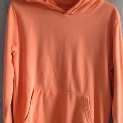 Orange hoodie size fits sm