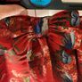 Paul Costelloe tulle skirt with bow and bird pattern Image 2