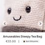 New JELLYCAT Amuseable Rosie Lea Cup of Tea and Amuseable Steepy Tea Bag Image 10