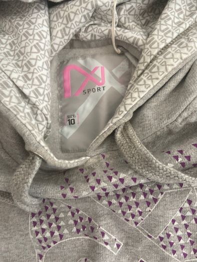 BNWT Next Sport Grey Hoody Size 10