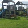 Playhouse slide/swing set Image 4