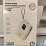 10000mAh Power Bank With Magnetic Wireless Charging & Built-In Cables Image 2