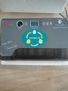 Smart 12-Egg Automatic Incubator with Built-in LED Candler