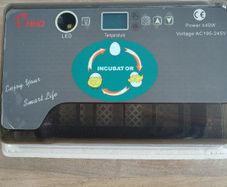 Smart 12-Egg Automatic Incubator with Built-in LED Candler