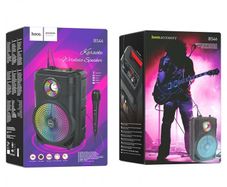 2255 Hoco BS46 Wireless Speaker with Microphone LED Lighting Karaoke