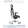 Dorsum Executive Ergonomic Full Mesh Office Chair with Headrest - Black Image 3