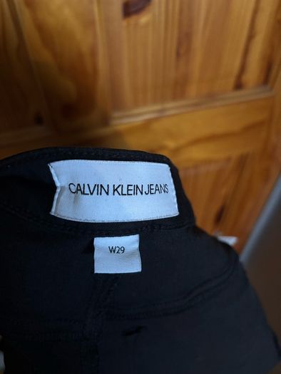 Calvin Klein Jeans High Rise Skinny Ankle jeans in black denim W29