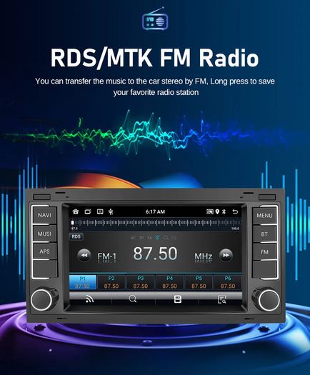 Radio For VW Volkswagen Multivan Transporter Android Auto Car Multimedia Player 2din GPS Stereo HiFi Head Unit