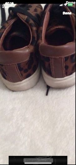 trainers Autograph size 7 animal print
