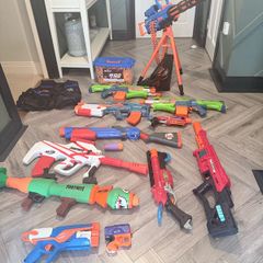 nerf guns and x shot