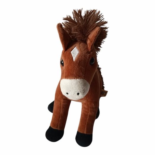 Cute Brown Horse Plush Soft Toy