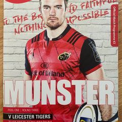 2016 Munster v Leicester Tigers - Champions Cup Programme