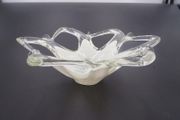 Vintage Lavorazione Arte Murano Hand Blown Glass Bowl