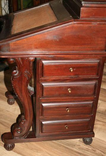 Antique Writing Desk Mahogany