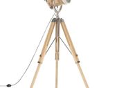 Tripod Floor Lamp Solid Mango Wood 131 cm
