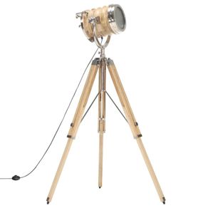 Tripod Floor Lamp Solid Mango Wood 131 cm