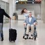 Wheelchair  Folding Transit Wheelchair  Attendant & Transport 57cm Narrow  Comes with Travel Bag  Bio-Lec Mobility Image 4