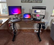 Height-adjustable desk