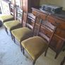 4 no. antique dining chairs Image 2