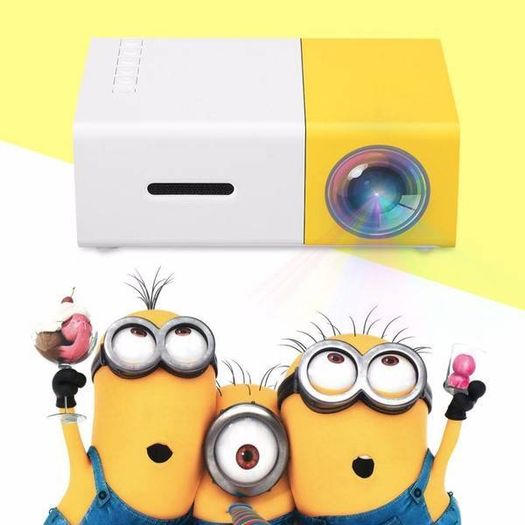 Mini Portable LED Projector 1080P HD Home Cinema Theater System PC Laptop SmartPhone