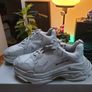 Balenciaga Triple S - Faux Leather Grey - NEW Image 2