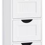 Bathroom Floor Storage Cabinet, Bathroom Storage Unit with 4 Drawers, Bathroom Cabinet Freestanding, 30 x 30 x 82 cm, for Living Room, Dining Room, Kitchen, Modern Style (FREE SHIPPING) Image 2