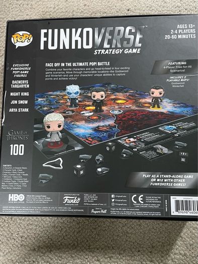 Family board game. Funkoverse Game of Thrones