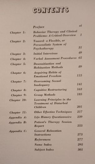 Counselling Behaviour Therapy Books