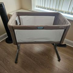 Graco Sweet2Sleep Bedside Crib Excellent Condition with Manual & Bag