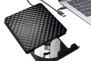 2 in 1 USB 3.0 Type C External DVD RW ROM CD Player Writer Reader Optical Drives for Laptop Desktop Computer Portable DVD Burner