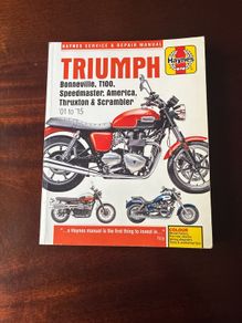 Triumph Bonneville, T100, Speedmaster, America & Thruxton 2001-05 Haynes Manual