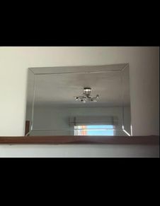 Large mantle mirror