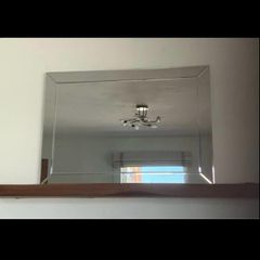 Large mantle mirror