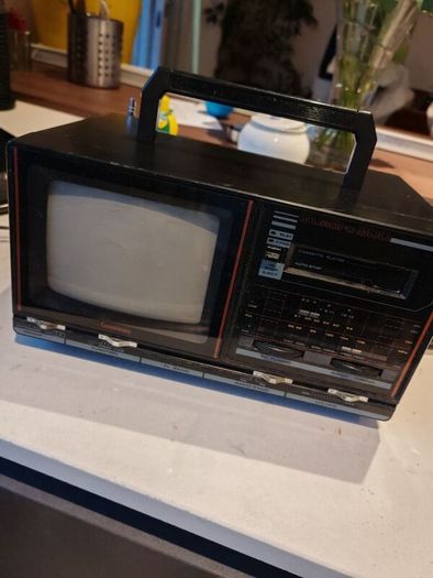 Vintage Goodman's Quadro 300 Portable TV/Radio/Cassette player