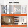 10 Bars Towel Warmer Rack, Wall Mounted Heated Towel Rack for Bathroom, IPX5 Waterpoof Towel Heater Rack with Timer & LED Display Screen Image 6