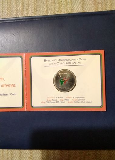 Two  Coins  Special Olympics  &  Millenium Pound